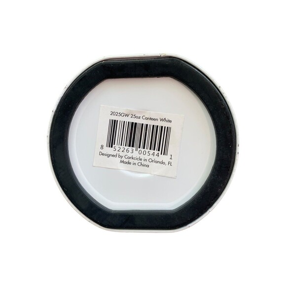Corkcicle ULine White Canteen Stainless Steel Tumbler Screw Lid 25oz EUC - Picture 6 of 12